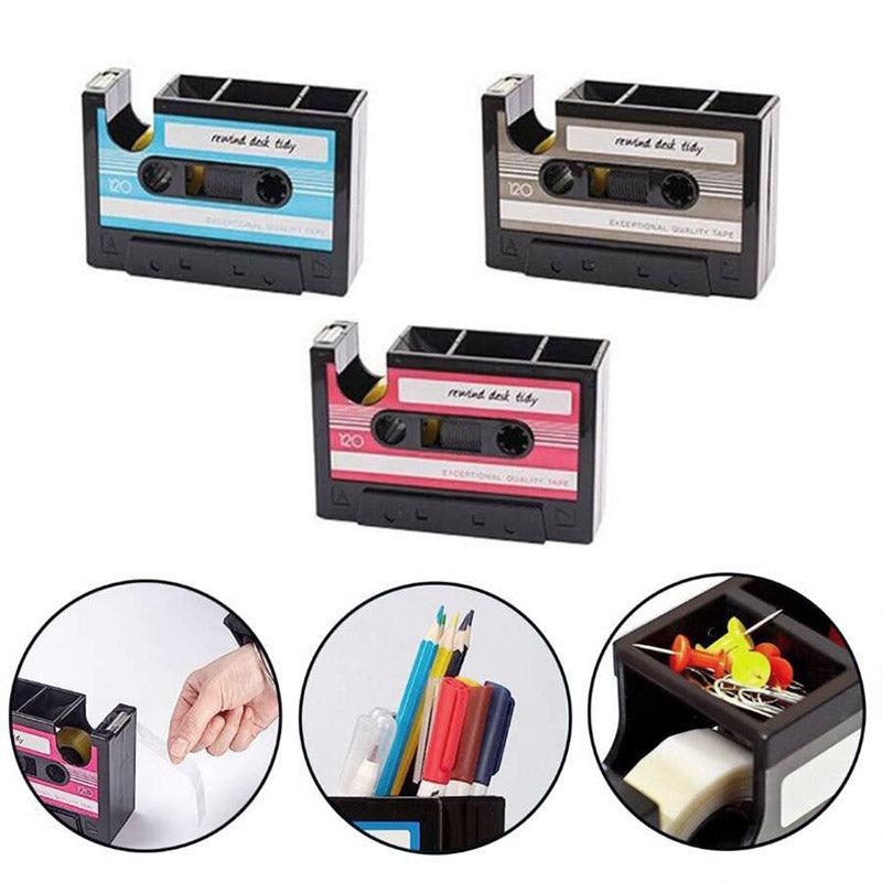 Cassette Tape Pen Holder in Three Colours | StorageOZ