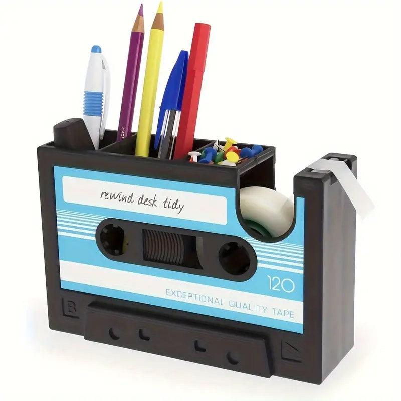 Cassette Tape Pen Holder in Three Colours | StorageOZ