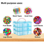 3 Tier Clear Storage Box in Three Colours | StorageOZ
