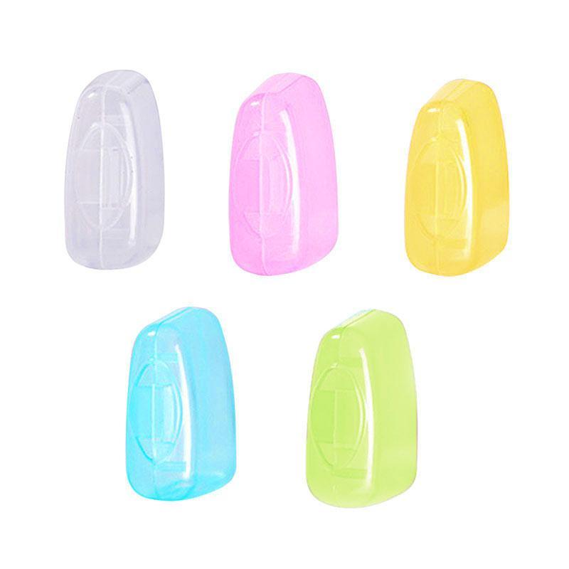 5 Pcs Toothbrush Head Covers Five Colours | StorageOZ