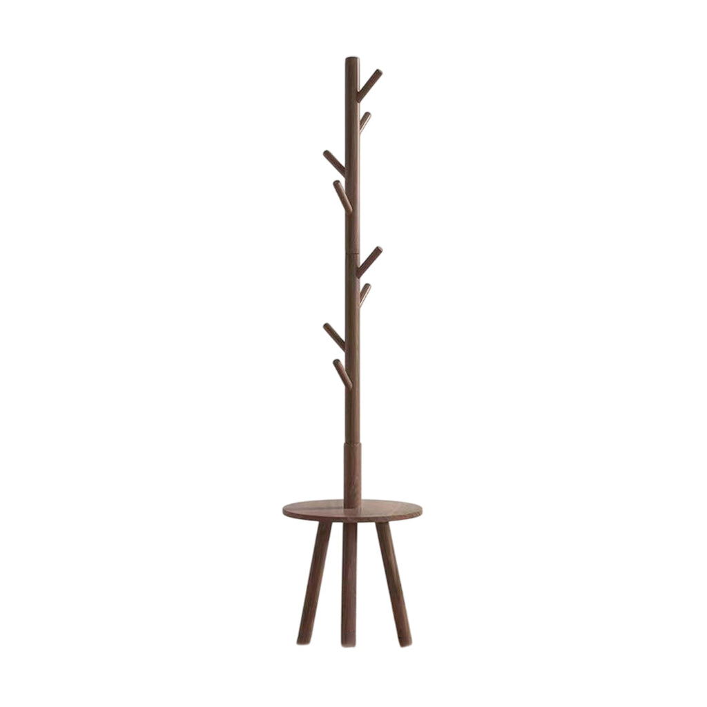 Wooden Floor Coat Rack Two Wood Tones Set | StorageOZ