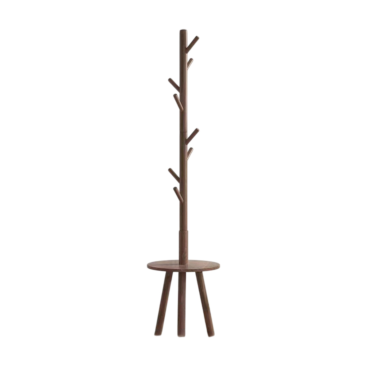 Wooden Floor Coat Rack Two Wood Tones Set | StorageOZ