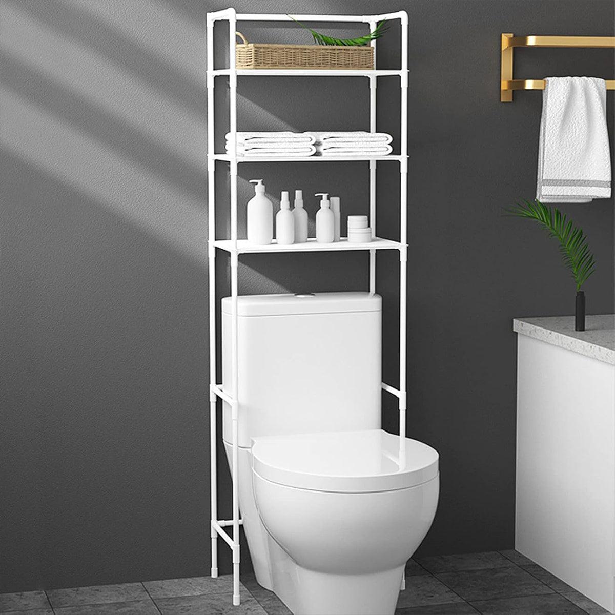 Over Toilet Storage Rack 59 Inch Two Colours | StorageOZ