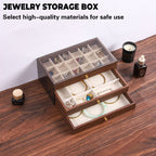 Wooden Jewellery Box Three Layouts Organiser | StorageOZ