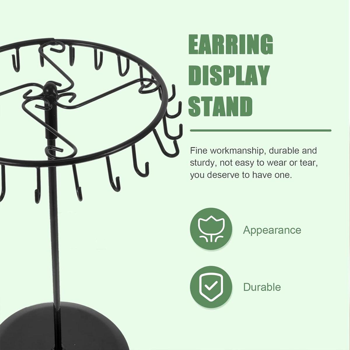 Rotating Iron Jewellery Stand Two Colours | StorageOZ