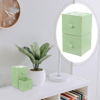 2 Pcs Stackable Mini Drawers Four Colours | StorageOZ