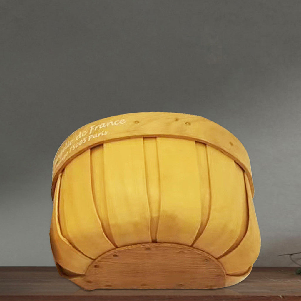 Yellow Woven Wall Basket in Two Sizes Set | StorageOZ