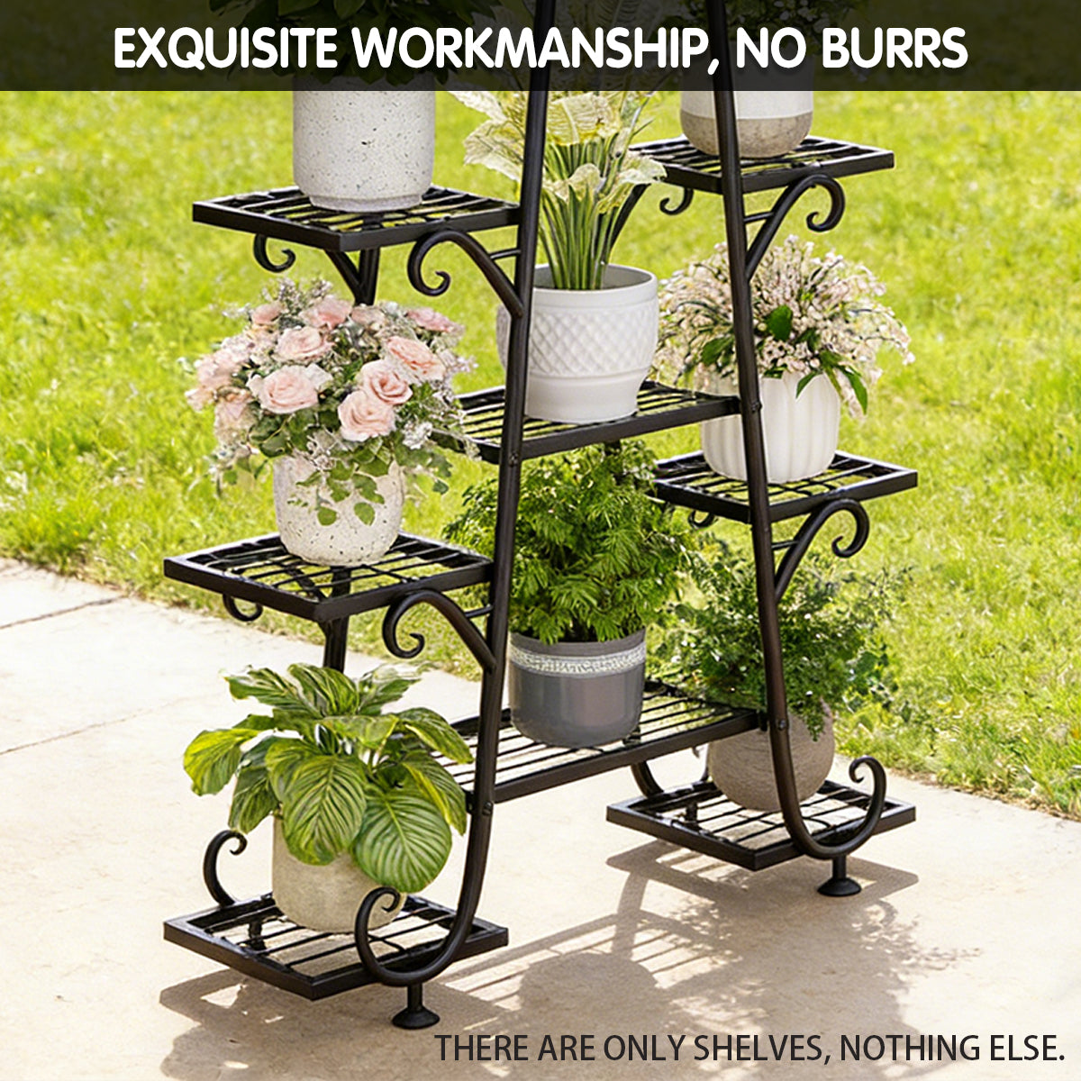 Metal Plant Stand 4 or 9 Tiers Organiser | StorageOZ