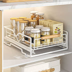 Pull Out Kitchen Cabinet Rack Two Colours | StorageOZ