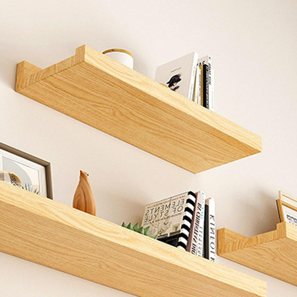 Wooden Floating Wall Shelf Two Finishes Set | StorageOZ