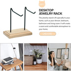 Iron Wood Jewellery Display Rack Two Colours | StorageOZ