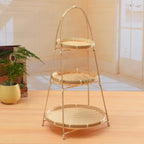 Bamboo Serving Basket in One to Three Tiers | StorageOZ