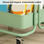2 Tier Trolley Storage Rack Two Colours Set | StorageOZ