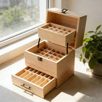 3 Tier Wooden Essential Oil Storage Box Set | StorageOZ