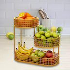3 Tier Metal Fruit Basket in Three Colours | StorageOZ