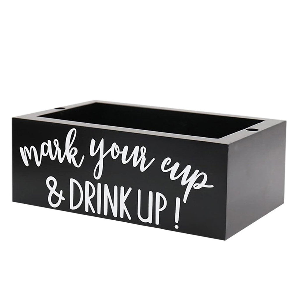 Pine Wood Cup Holder Square or Rectangle | StorageOZ