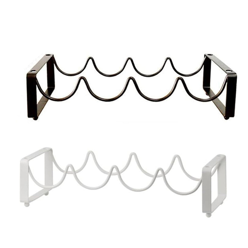 5 Bottle Iron Wine Rack Two Colours Rack | StorageOZ