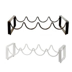 5 Bottle Iron Wine Rack Two Colours Rack | StorageOZ