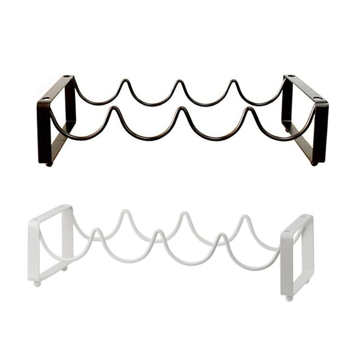 5 Bottle Iron Wine Rack Two Colours Rack | StorageOZ