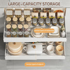 Pull Out Cabinet Basket Two Colours Rack | StorageOZ