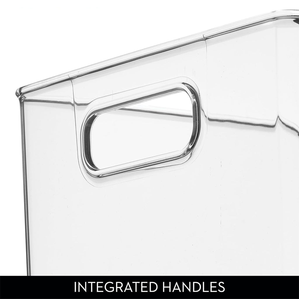 5 Pcs Clear Desk Boxes Two Sizes Organiser | StorageOZ