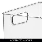 5 Pcs Clear Desk Boxes Two Sizes Organiser | StorageOZ