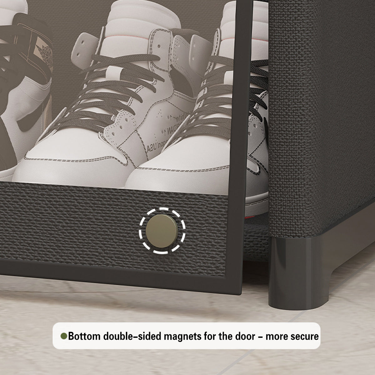 8 Tier Shoe Cabinet Two Depths Organiser | StorageOZ