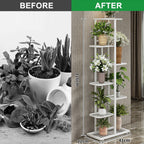 7 Tier Metal Plant Stand Two Colours Set | StorageOZ