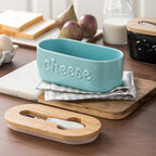Ceramic Cheese Storage Box in Three Colours | StorageOZ