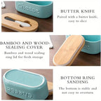 Ceramic Cheese Storage Box in Three Colours | StorageOZ