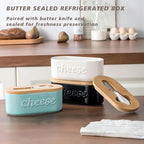 Ceramic Cheese Storage Box in Three Colours | StorageOZ