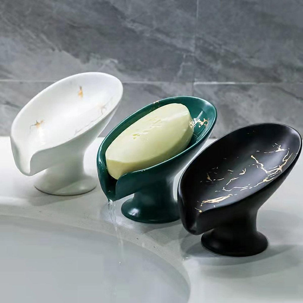 Ceramic Self Drain Soap Dish Three Colours | StorageOZ