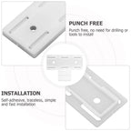 4 Pcs Power Strip Wall Holders Organiser | StorageOZ