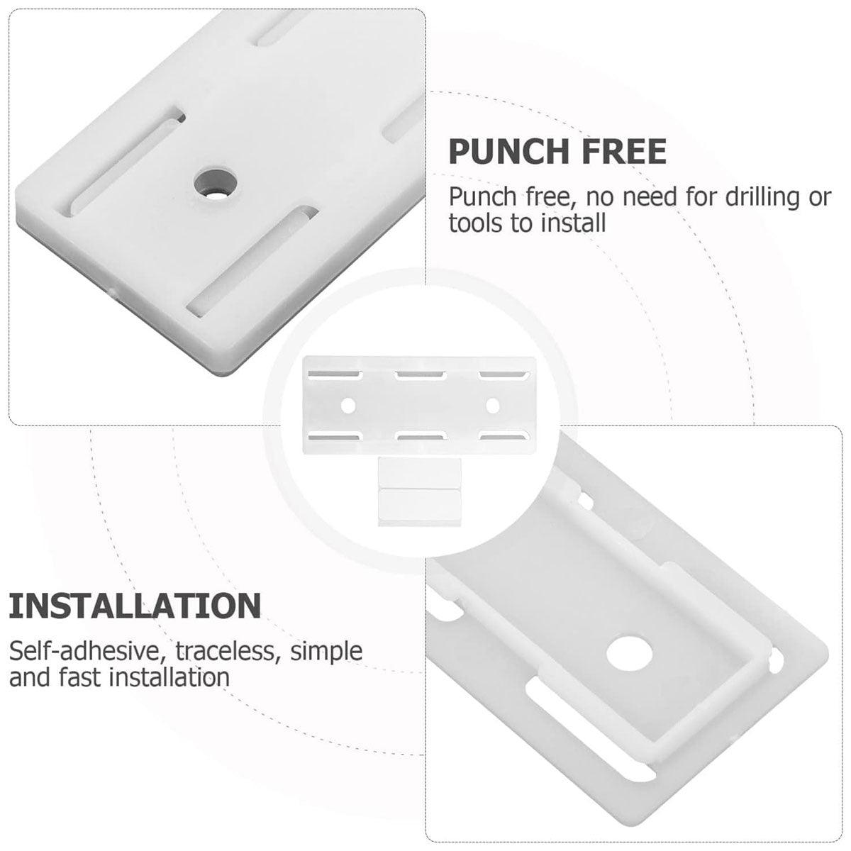 4 Pcs Power Strip Wall Holders Organiser | StorageOZ