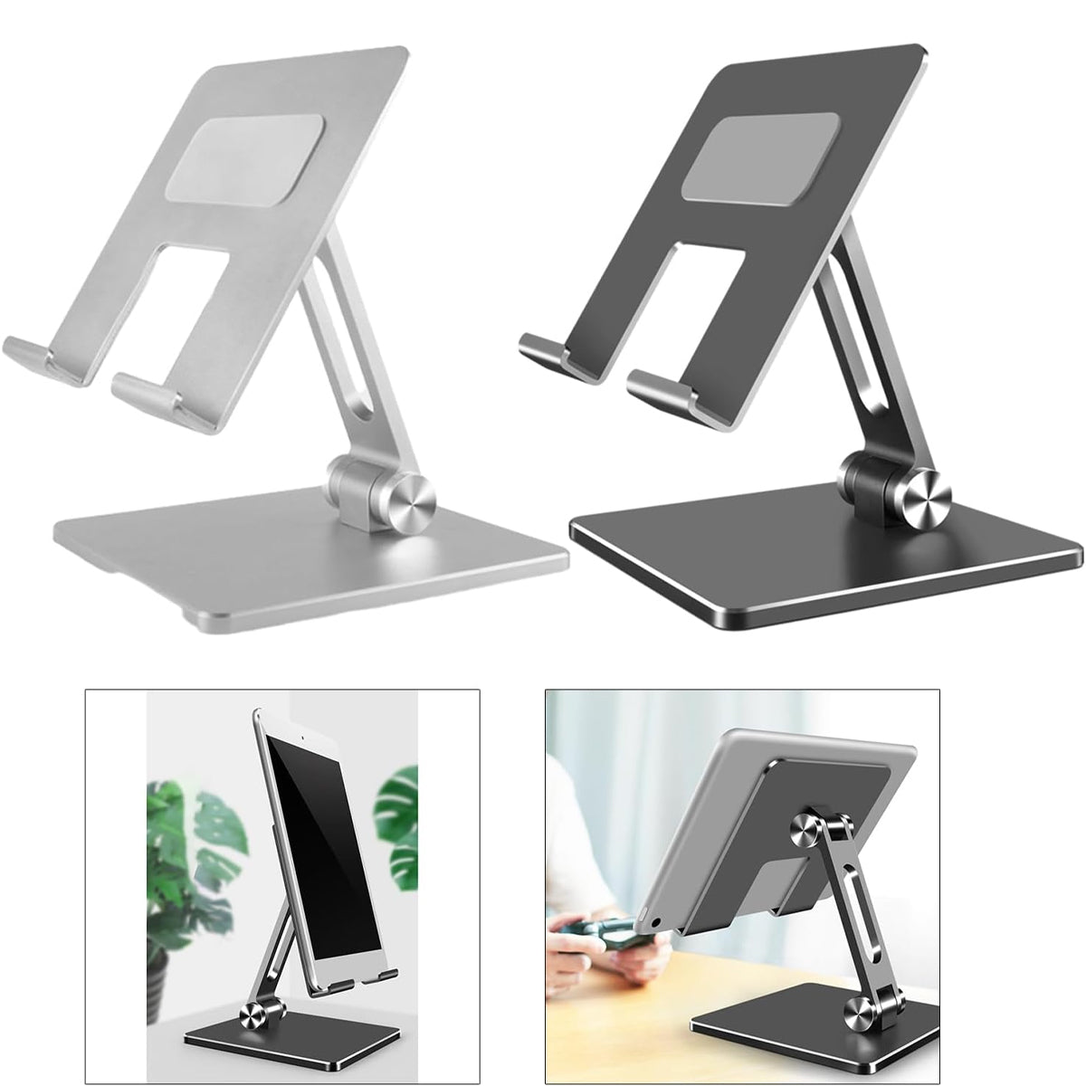 Adjustable Dual Shaft Tablet Stand Holder | StorageOZ