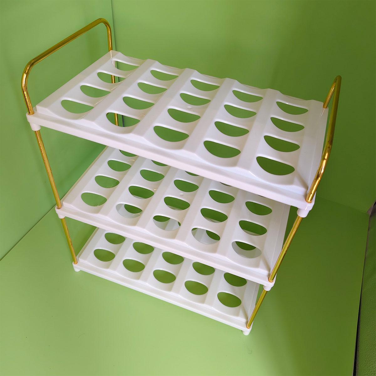 3 Tier Cup and Bottle Storage Rack Organiser | StorageOZ