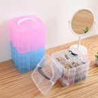 3 Tier Clear Storage Box in Three Colours | StorageOZ