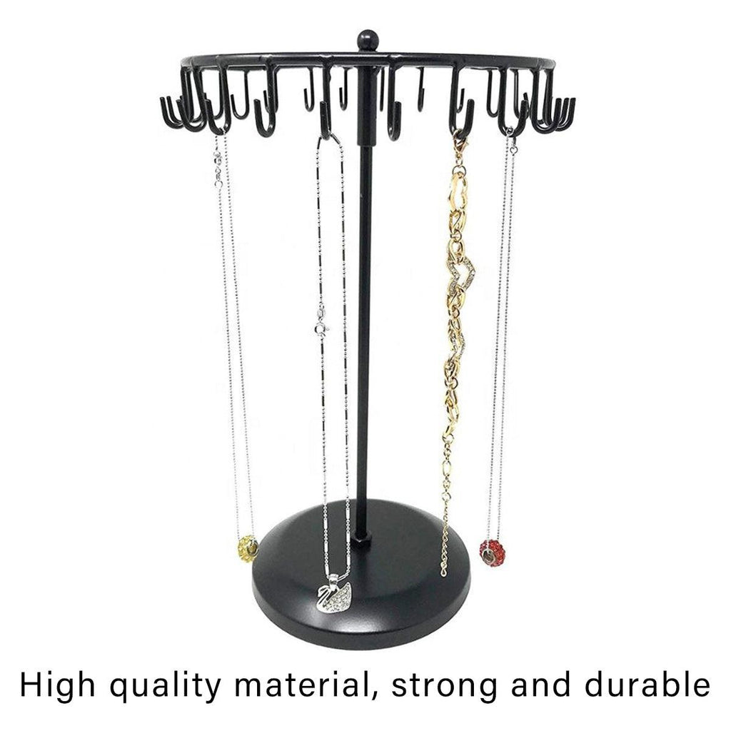 Rotating Iron Jewellery Stand Two Colours | StorageOZ