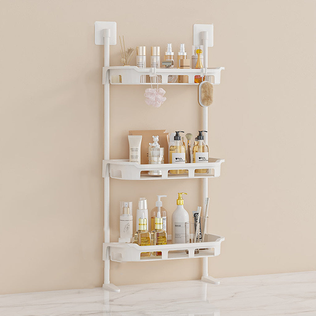 3 Tier Bathroom Wall Rack Two Colours Set | StorageOZ