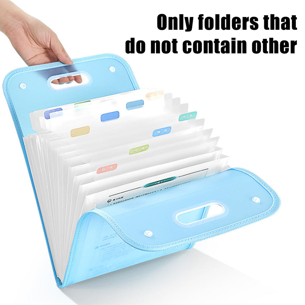 2 Pcs File Bags Two Colours Organiser Set | StorageOZ