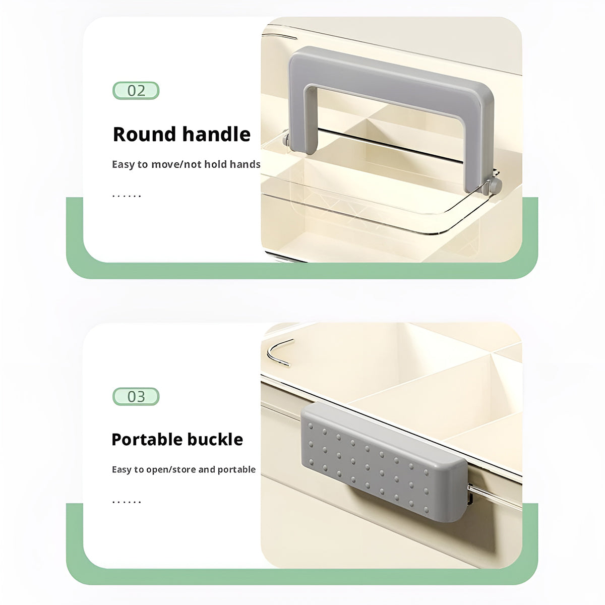 27cm First Aid Organiser Four Colours Set | StorageOZ
