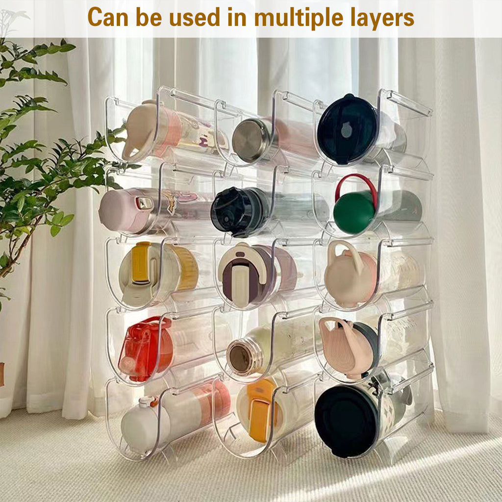 Clear Cup Storage Racks Two Layouts Rack | StorageOZ