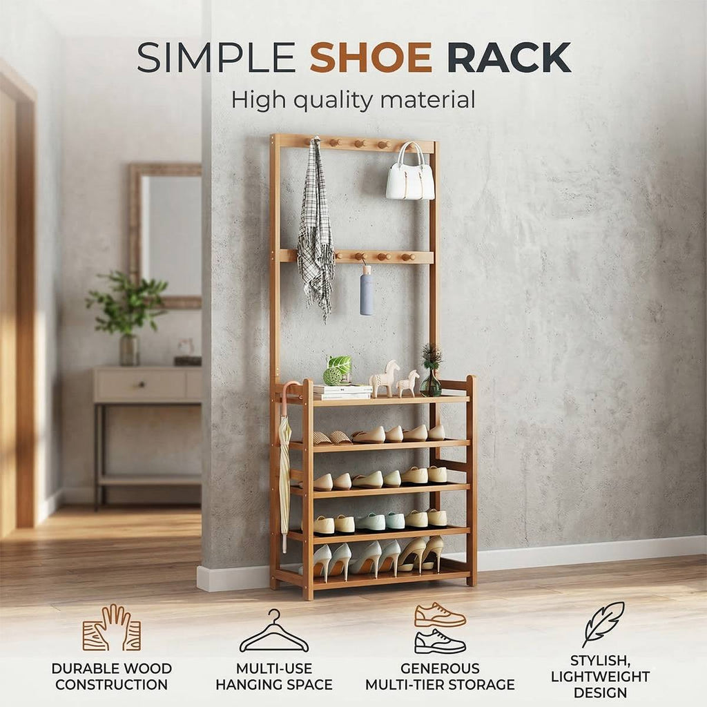 70cm Shoe Rack Entry Storage Organiser Set | StorageOZ