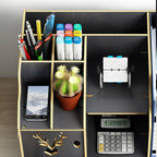 Wooden Desktop File Rack Two Finishes Set | StorageOZ