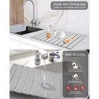 Foldable Diatom Drying Mat 60x39 Two Colours | StorageOZ