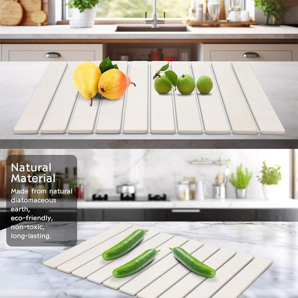 Foldable Diatom Drying Mat 60x39 Two Colours | StorageOZ