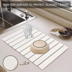 Foldable Diatom Drying Mat 60x39 Two Colours | StorageOZ