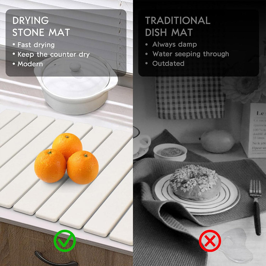 Foldable Diatom Drying Mat 60x39 Two Colours | StorageOZ