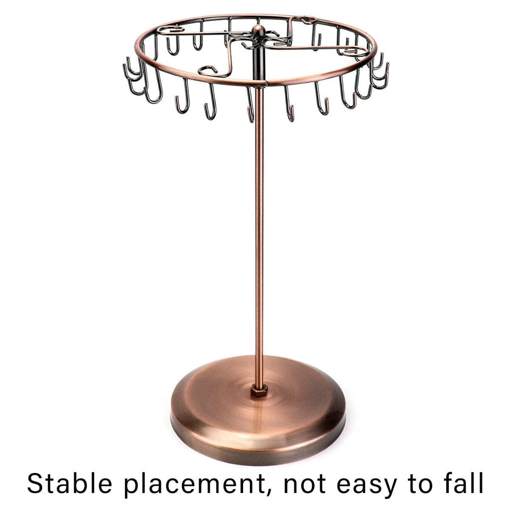 Rotating Iron Jewellery Stand Two Colours | StorageOZ