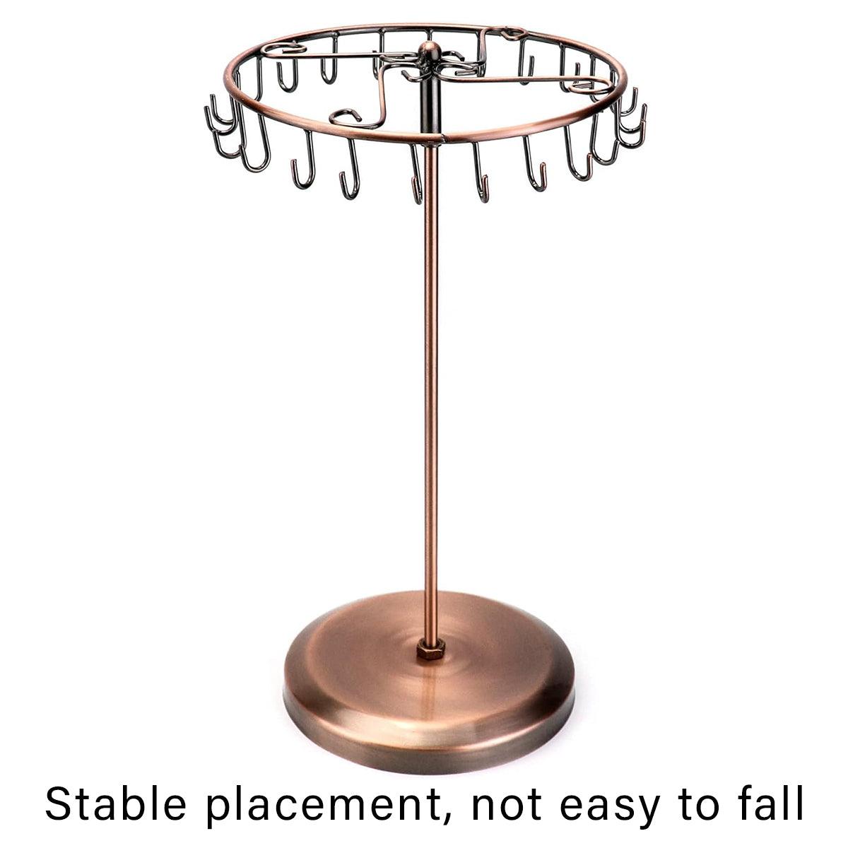 Rotating Iron Jewellery Stand Two Colours | StorageOZ